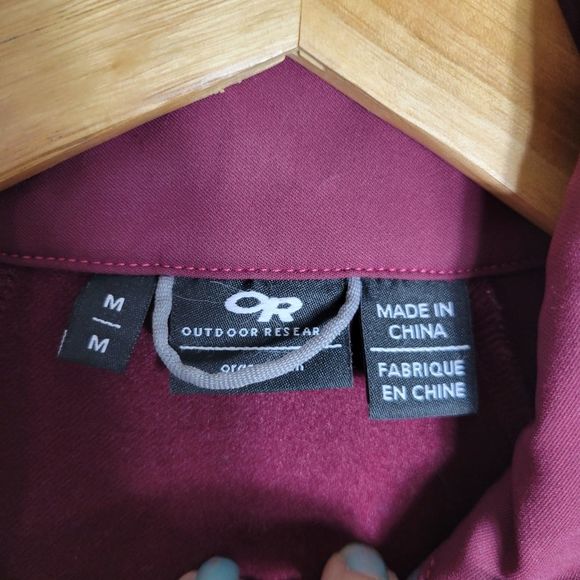 Outdoor Research Ladies Light Jacket in Burgundy Sz M - Picture 5 of 14